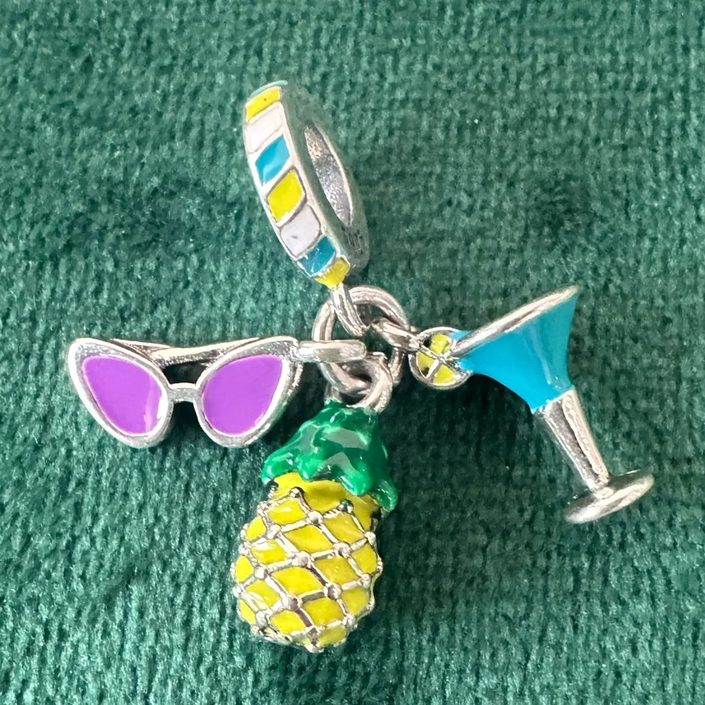NWOT Pandora Fit Vacation Silver Charm!_2